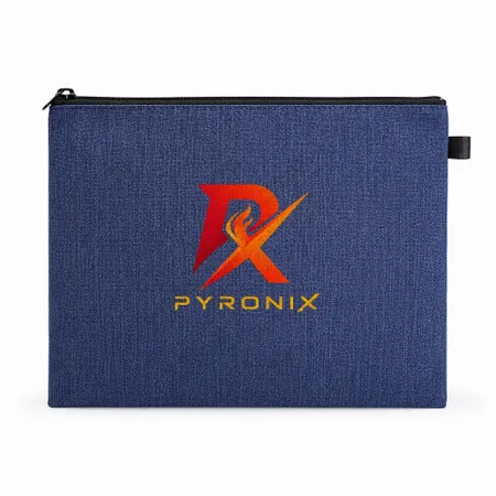 Fabric Zippered Document Bags - Bottle Openers Now