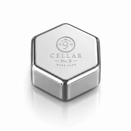 Hexagon Stainless Steel Ice Cubes - Bottle Openers Now