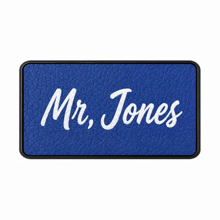Leather Name Badges - Bottle Openers Now