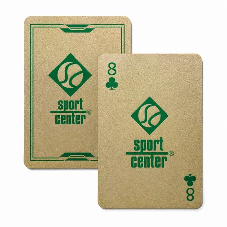 Gold Glitter Playing Cards - Bottle Openers Now