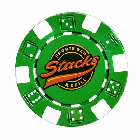 6 Stripe Custom Poker Chips - Bottle Openers Now