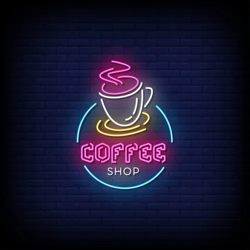 Coffee Shop Neon Sign - Bottle Openers Now