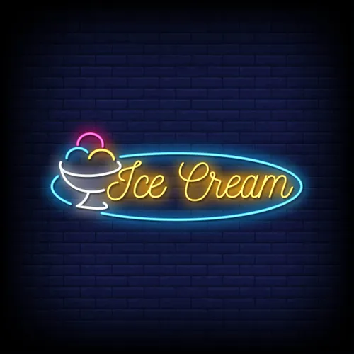 Ice Cream Shop Neon Sign - Bottle Openers Now