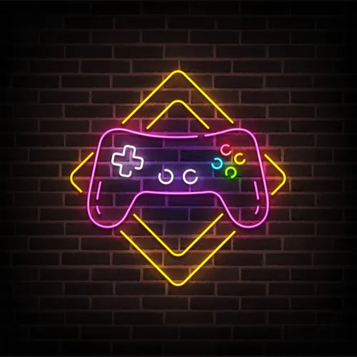 Gamer Joystick Neon Sign - Bottle Openers Now