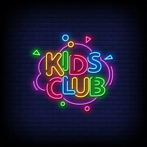 Kids Club Neon Sign - Bottle Openers Now