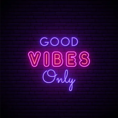 Pink & Purple Good Vibes Only Neon Sign - Bottle Openers Now