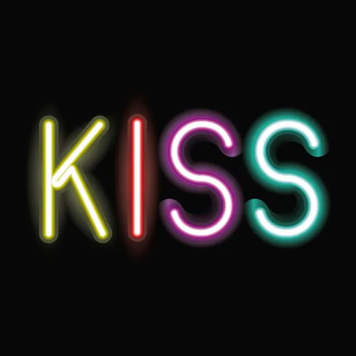 Kiss Neon Sign - Bottle Openers Now