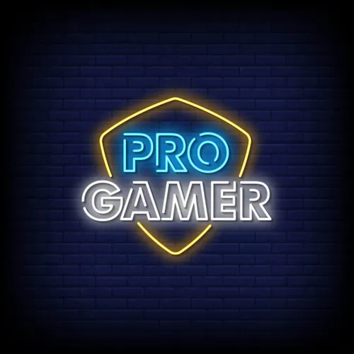 Pro Gamer Neon Sign - Bottle Openers Now