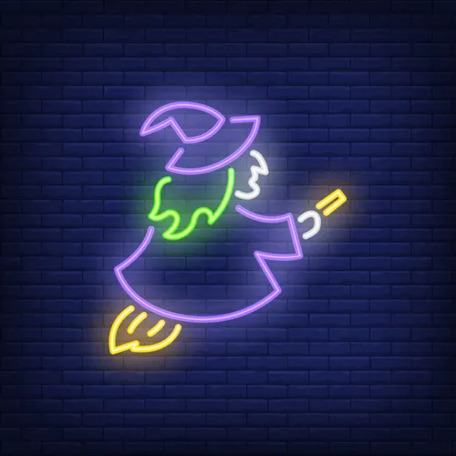 Witch Neon Sign - Bottle Openers Now