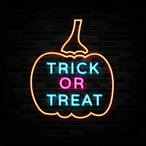 Pumpin Trick or Treat Neon Sign - Bottle Openers Now