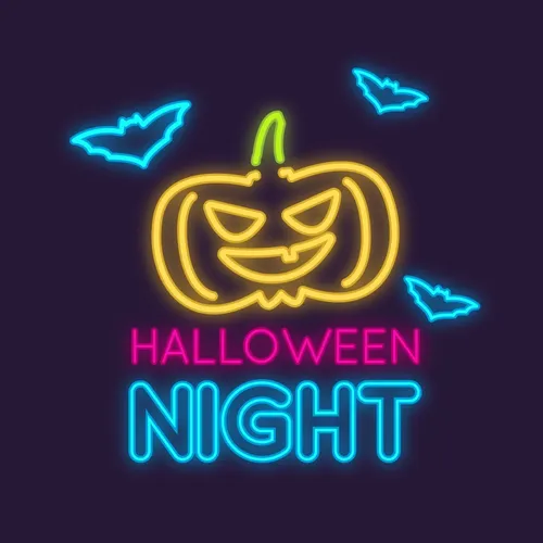 Pumpkin Halloween Night Neon Sign - Bottle Openers Now
