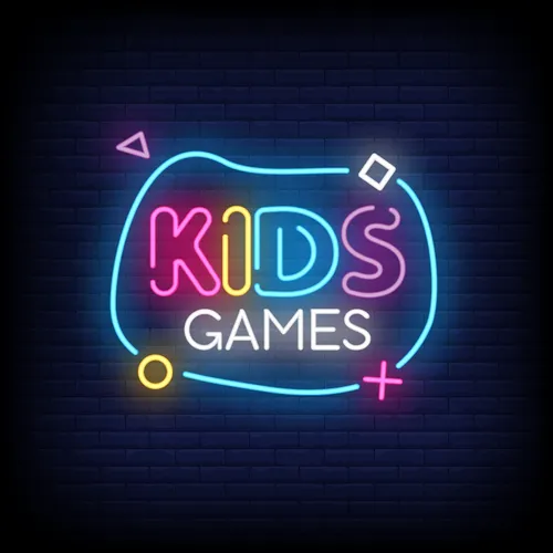 Kids Games Neon Sign - Bottle Openers Now