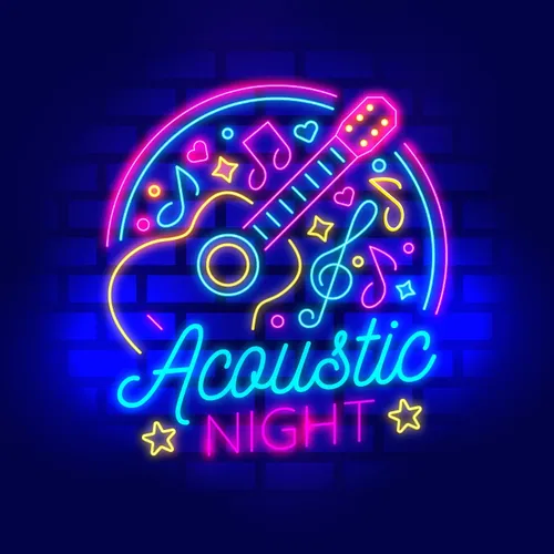 Acoustic Night Party Neon Sign - Bottle Openers Now