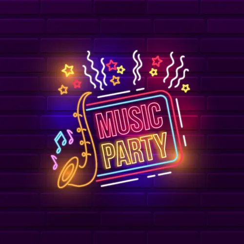 Music Party Neon Sign - Bottle Openers Now