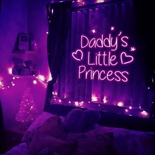 Daddy's Little Princess Neon Sign - Bottle Openers Now