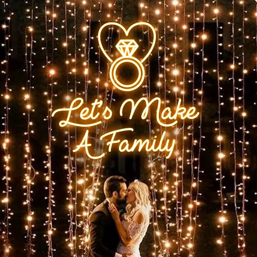 Let's Make A Family Neon Sign - Bottle Openers Now