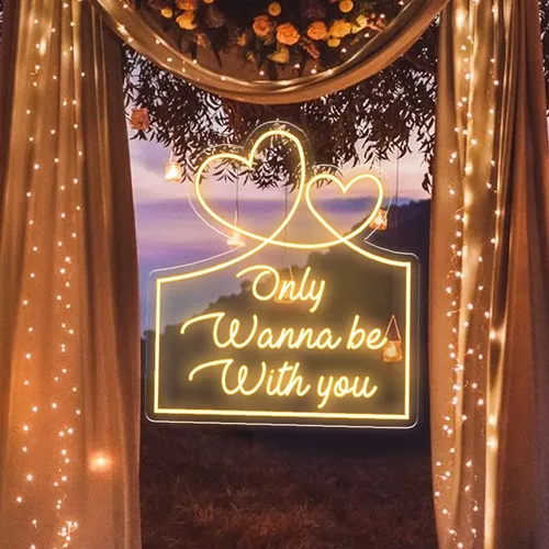 Only Wanna Be With You Neon Sign - Bottle Openers Now
