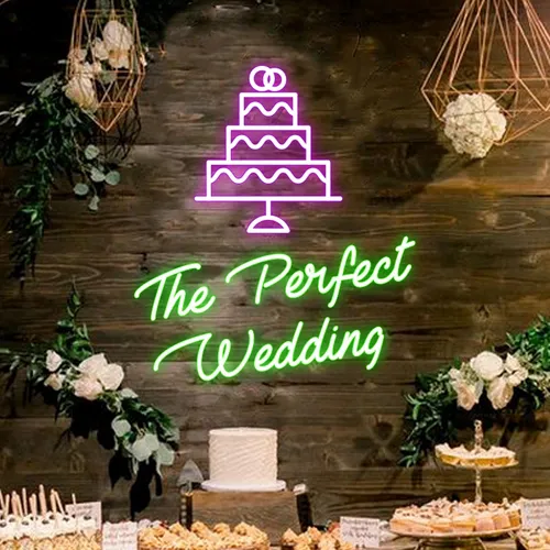 The Perfect Wedding Neon Sign - Bottle Openers Now