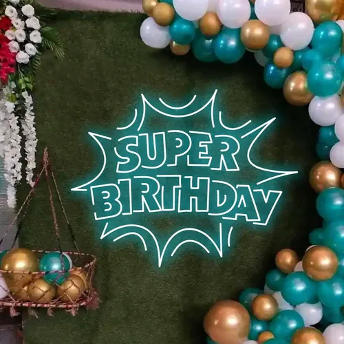 Super Birthday Neon Sign - Bottle Openers Now