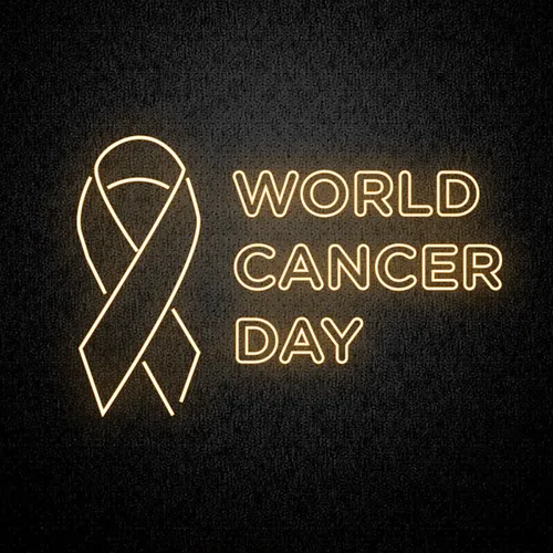 World Cancer Day Neon Sign - Bottle Openers Now