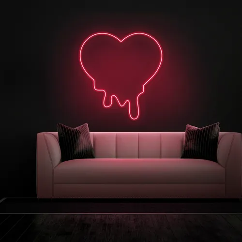 Melting Heart Neon sign - Bottle Openers Now