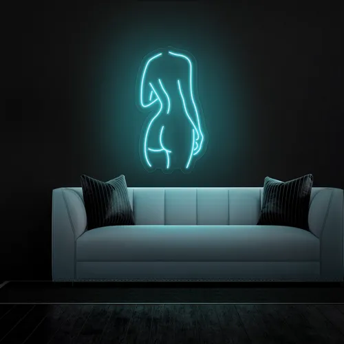Sexy Silhouette Neon Sign - Bottle Openers Now