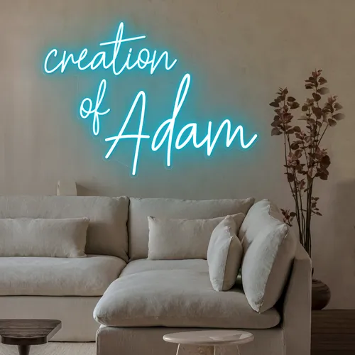 Creation Of Adam Neon Sign - Bottle Openers Now