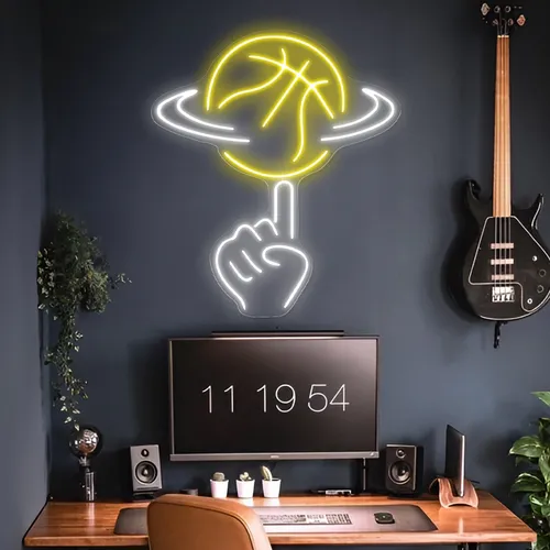 Ball Toss Neon Sign - Bottle Openers Now