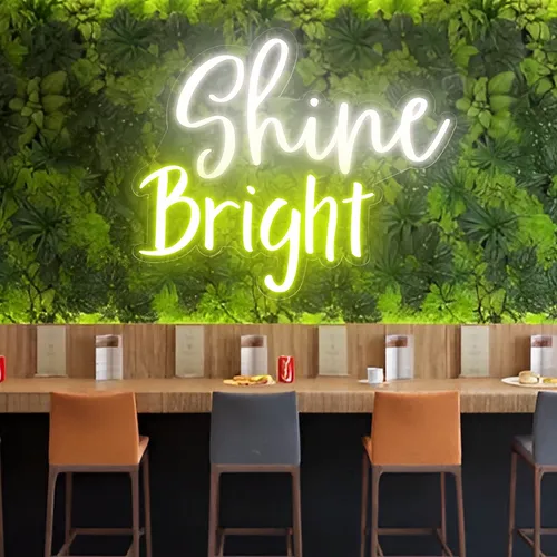 Shine Bright Neon Sign - Bottle Openers Now