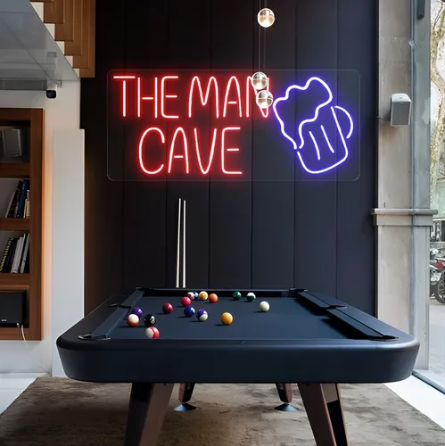 The Man Cave Neon Sign - Bottle Openers Now