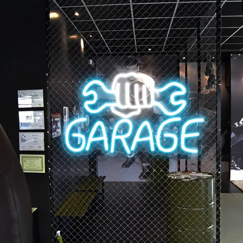 Garage Neon Sign - Bottle Openers Now