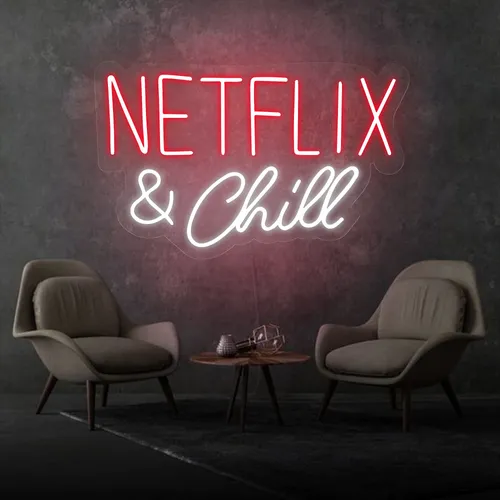 Netflix and Chill Neon Sign - Bottle Openers Now