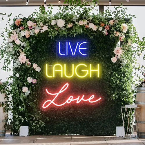Live Laugh Love Neon Sign - Bottle Openers Now