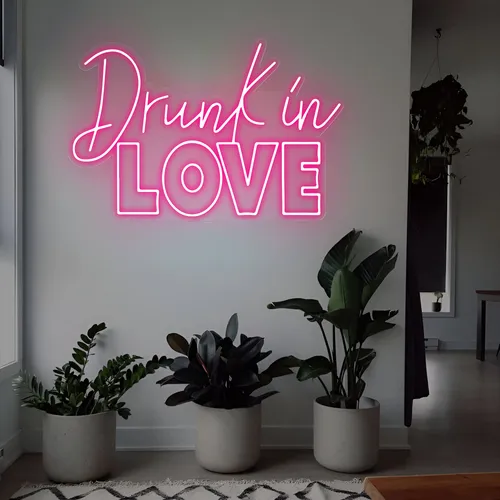 Drunk in Love Neon Sign - Bottle Openers Now