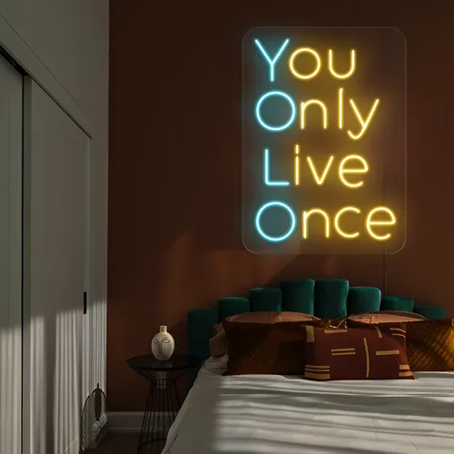 You Only Live Once Neon Sign - Bottle Openers Now