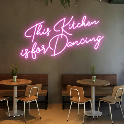 This Kitchen is for Dancing Neon Sign - Bottle Openers Now