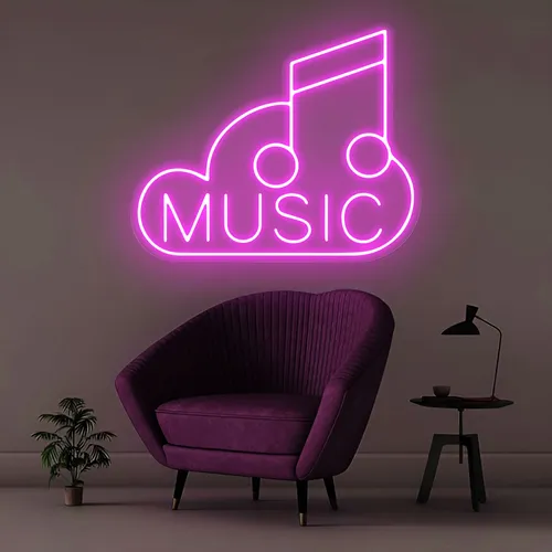 Music Neon Sign - Bottle Openers Now