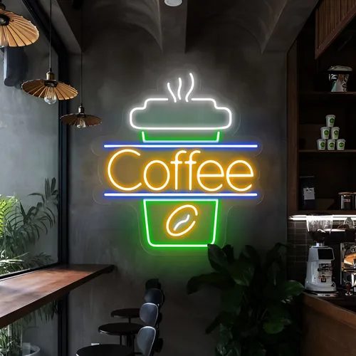 Coffee Neon Sign - Bottle Openers Now