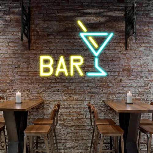 Martini Bar Neon Sign - Bottle Openers Now