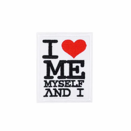 Black and White Me Myself and I Patch - Bottle Openers Now