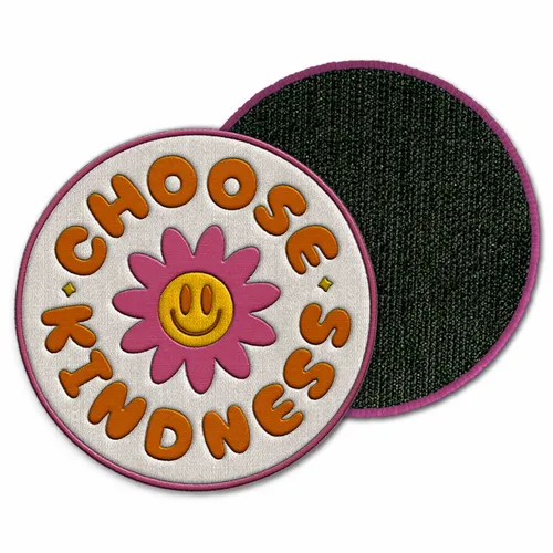 Round Choose Kindness Velcro Patch - Bottle Openers Now