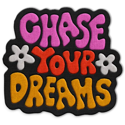 Chase Your Dreams Hat Patch - Bottle Openers Now