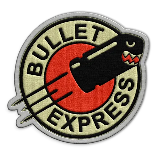 Bullet Express Hat Patch - Bottle Openers Now