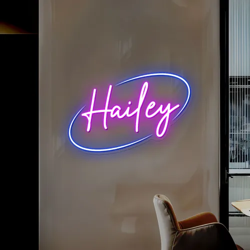 Hailey Neon Sign - Bottle Openers Now