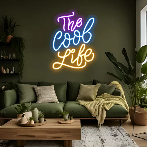 The Cool Life Neon Sign - Bottle Openers Now
