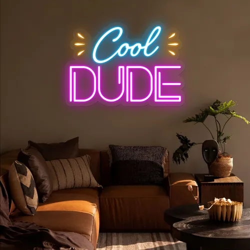 Cool Dude Neon Sign - Bottle Openers Now