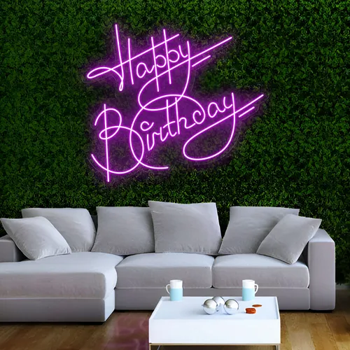 Oh So Hot Happy Birthday Neon Sign - Bottle Openers Now