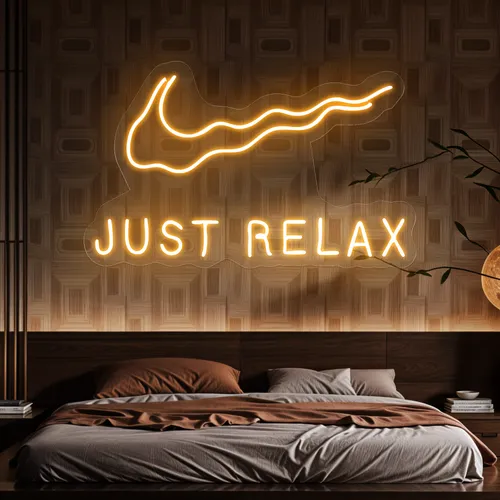 Nike Just Relax Neon Sign - Bottle Openers Now