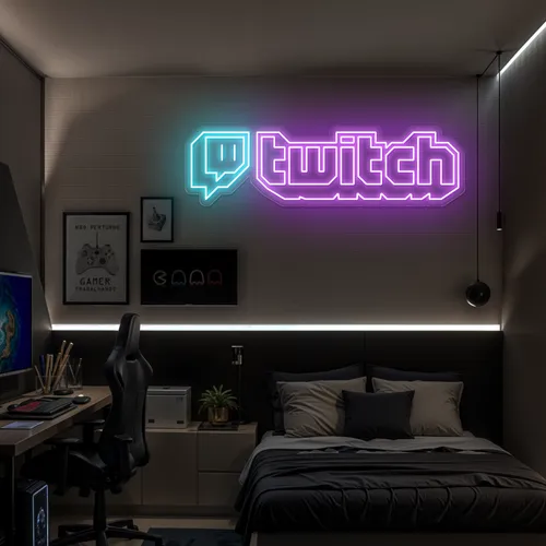 Twitch Streaming Setup Neon Sign - Bottle Openers Now