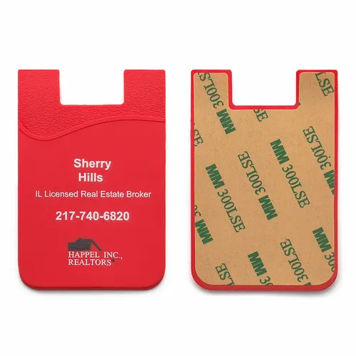 Silicone Phone Wallet Card Holder - Bottle Openers Now